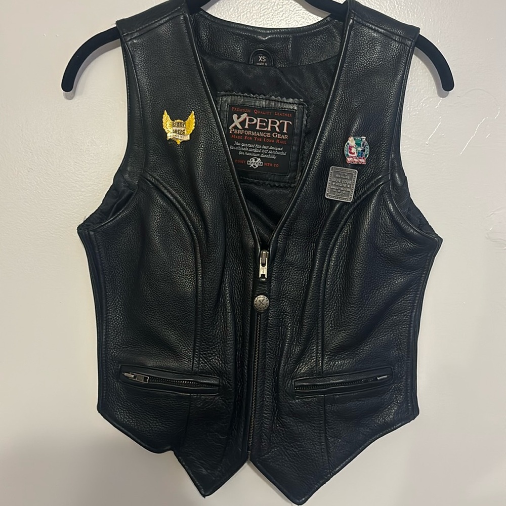 Xpert Performance Gear Women’s Leather Vest XS